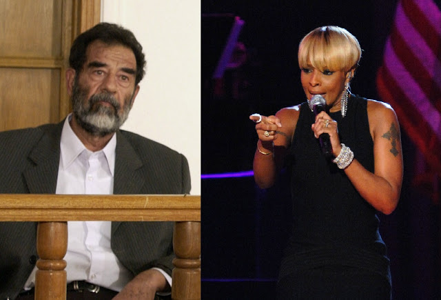 Saddam Hussein spent his last days jamming to Mary J Blige