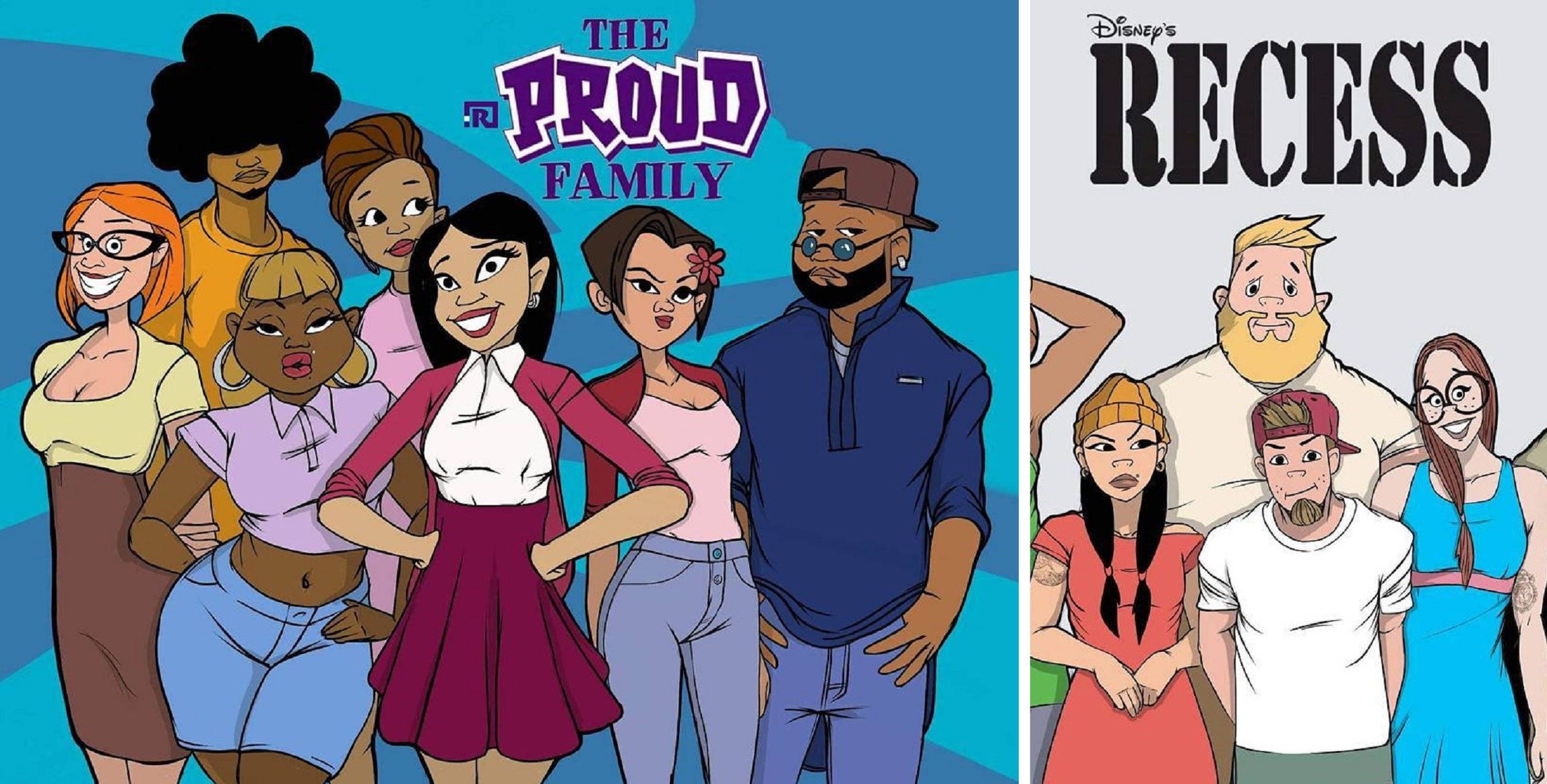 Artist creates “Grown Up” versions of our favorite cartoons and they're  EPIC. See pics.