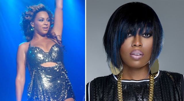 Beyonce spotted dancing backstage at Missy Elliot’s show. Janet Jackson and Katy Perry also attend
