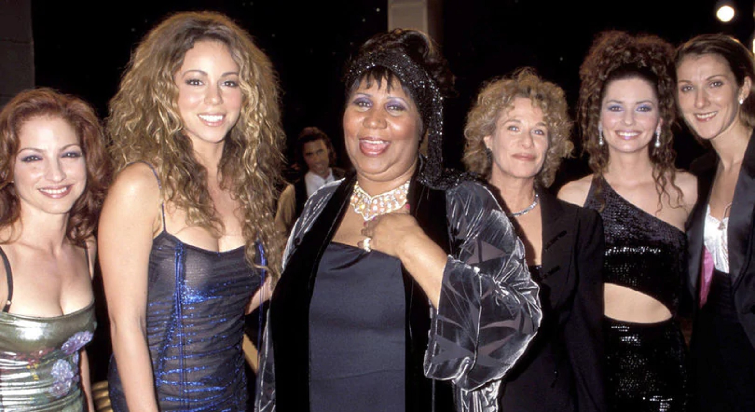 Throwback: When Aretha, Mariah, Celine and Shania sang together on ONE stage!