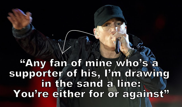 Eminem blasts Donald Trump with a freestyle rap on BET Hip Hop Honors