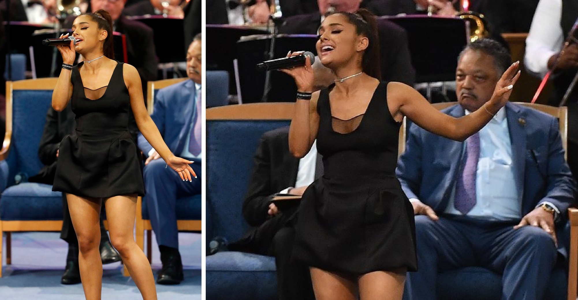 Watch: Ariana Grande delivers a powerful rendition of ‘Natural Woman’ at Aretha Franklin funeral