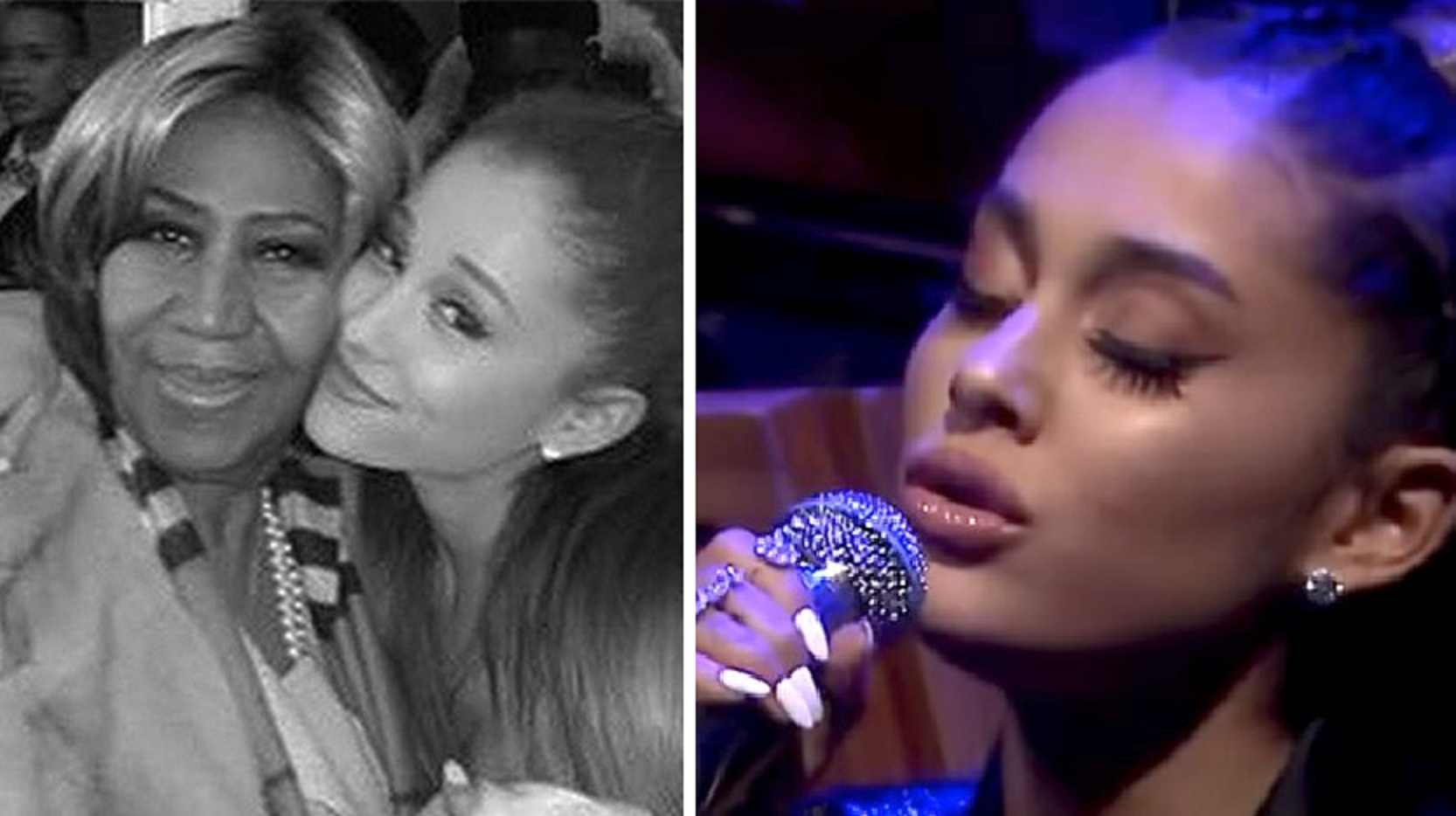 Watch: Ariana Grande delivers an emotional tribute to Aretha Franklin