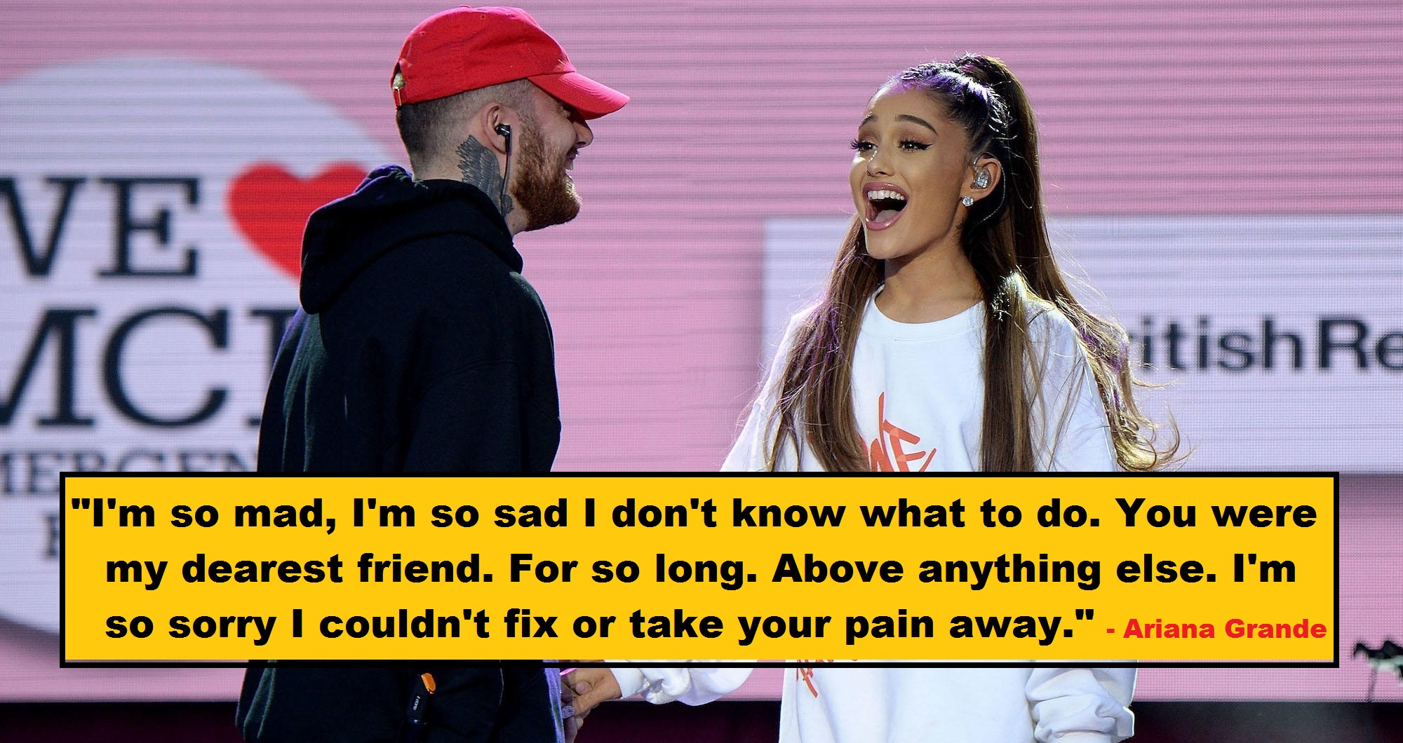 Ariana Grande Posts Emotional Message Remembering Mac Miller