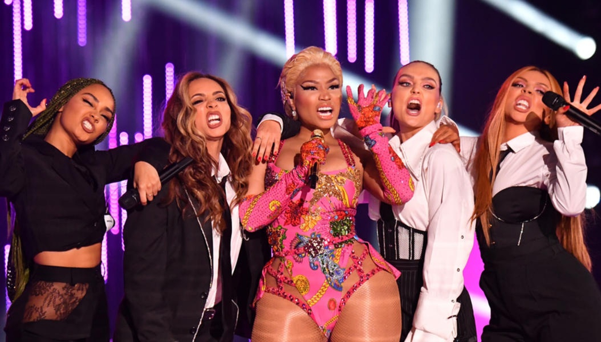 Watch: Nicki Minaj and Little Mix’s Super-Lit Performance From EMA’s!