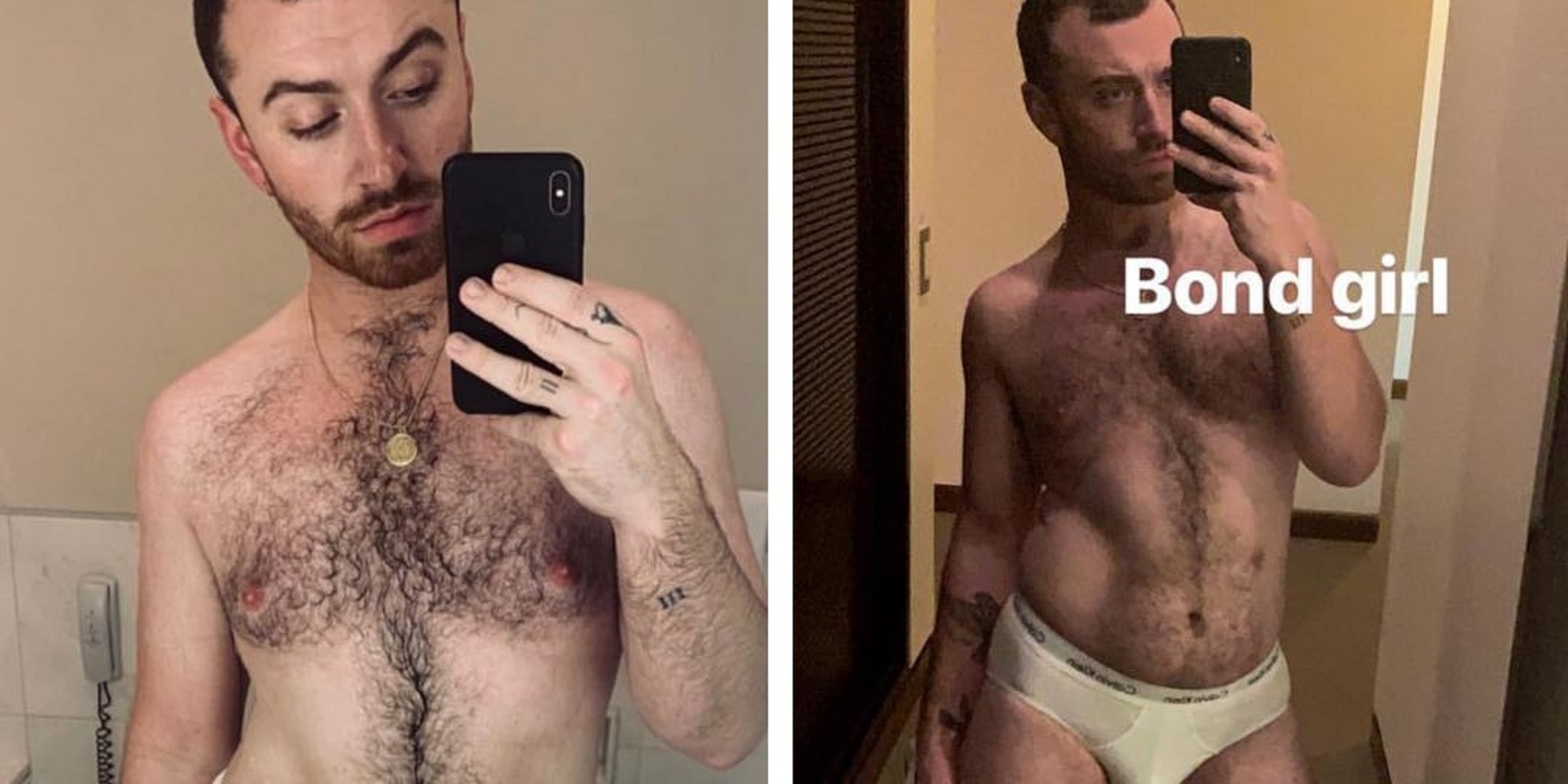 Sam Smith Strips Down To His Undies In Instagram Pics!
