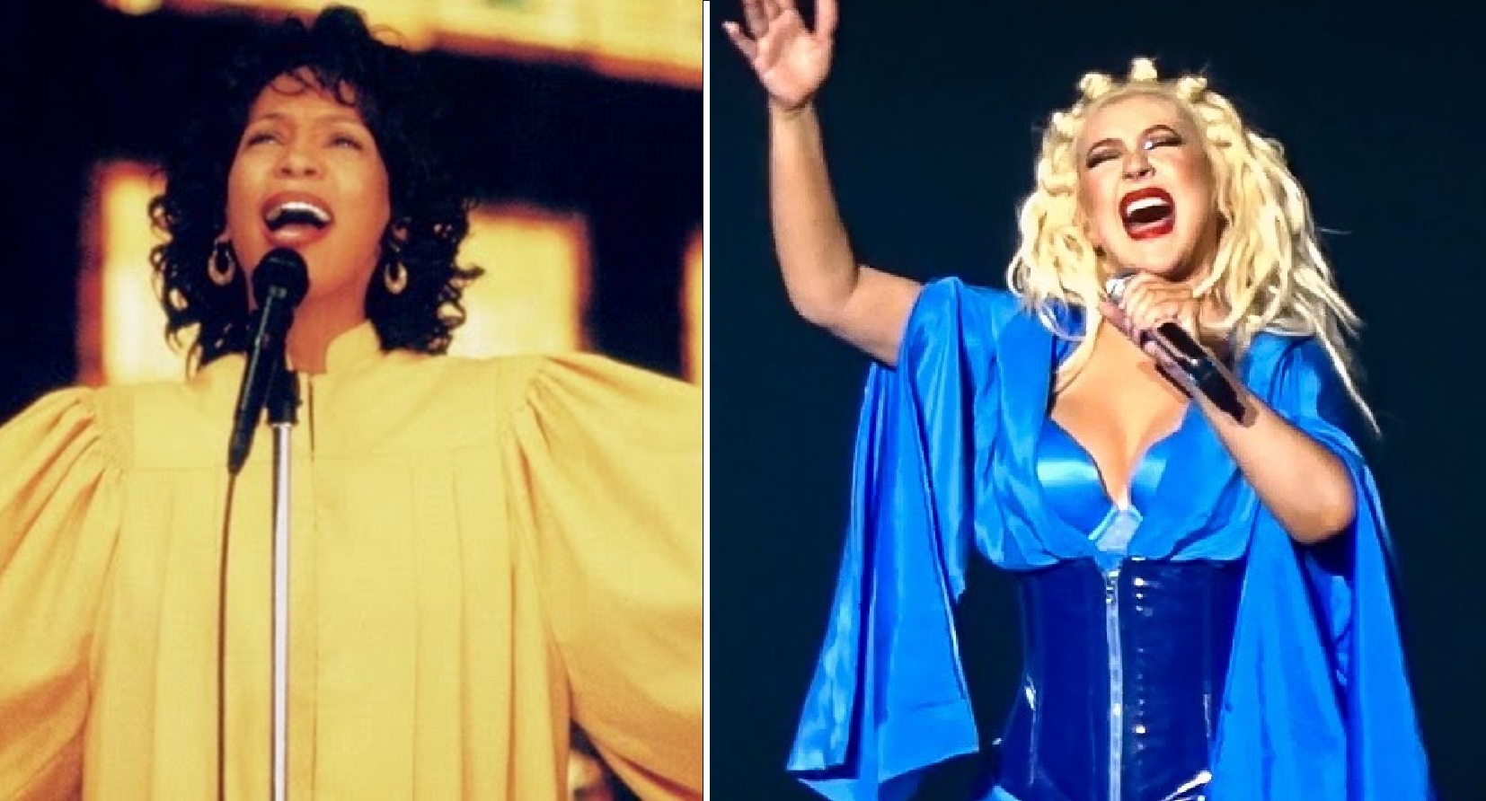 Christina Aguilera Covers Whitney Houston’s I Love The Lord During Vegas Residency