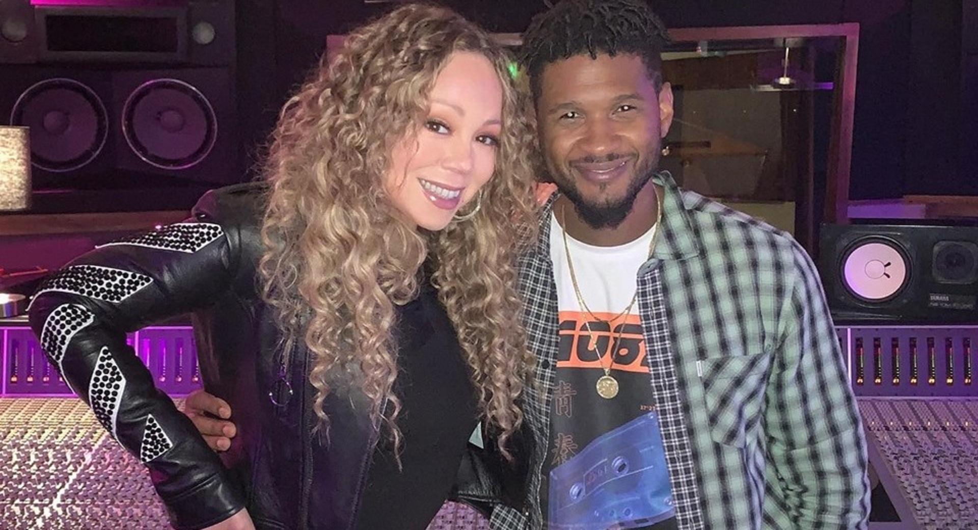 Mariah Carey Hits The Studio With Usher. Is A New Duet Underway?