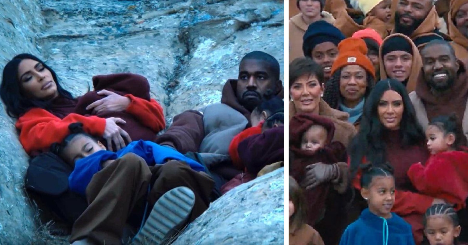Watch: Kanye West Releases New Music Video Feat. His Kids, Wife Kim Kardashian, Kris Jenner and More!