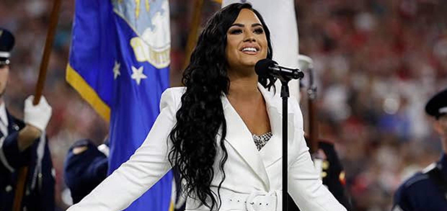 Watch Demi Lovato’s Performance of Star Spangled Banner From Super Bowl!