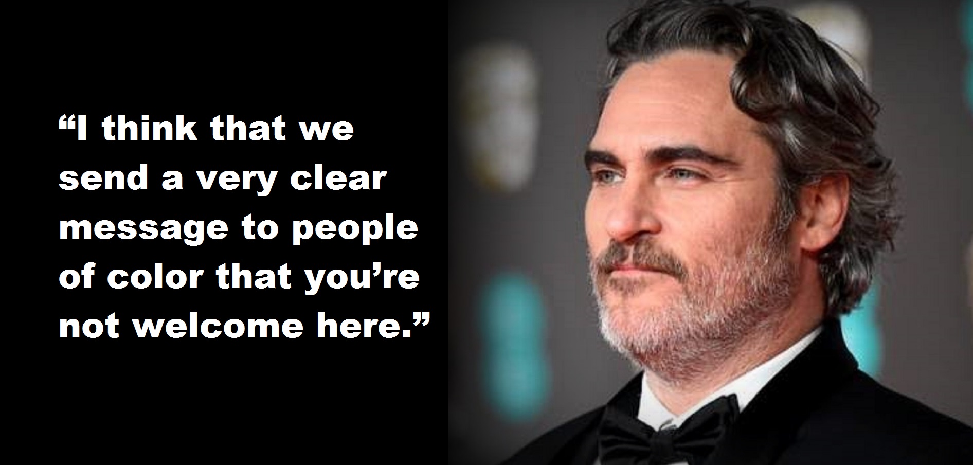 Joaquin Phoenix Calls Out Systematic Racism and All-White Nominations During BAFTA Acceptance Speech