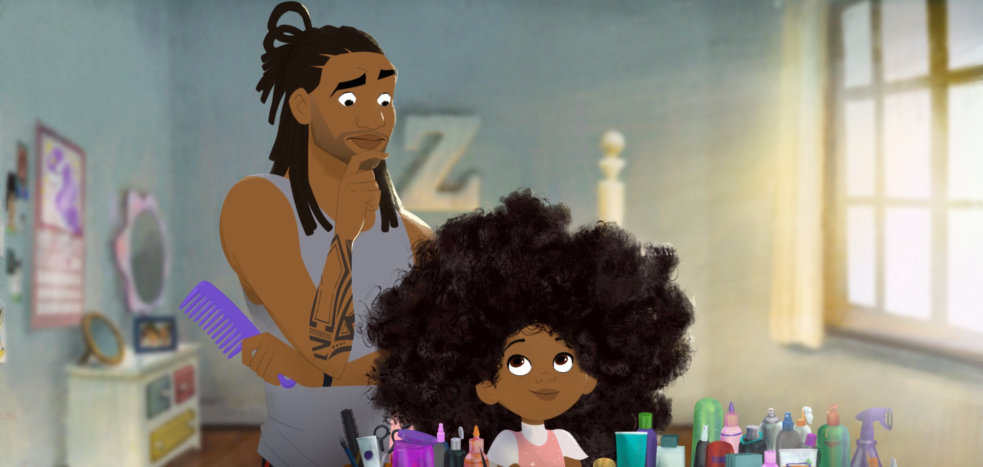 In Case You Missed: Watch The Oscar Winning Short Animated Film – ‘Hair Love’