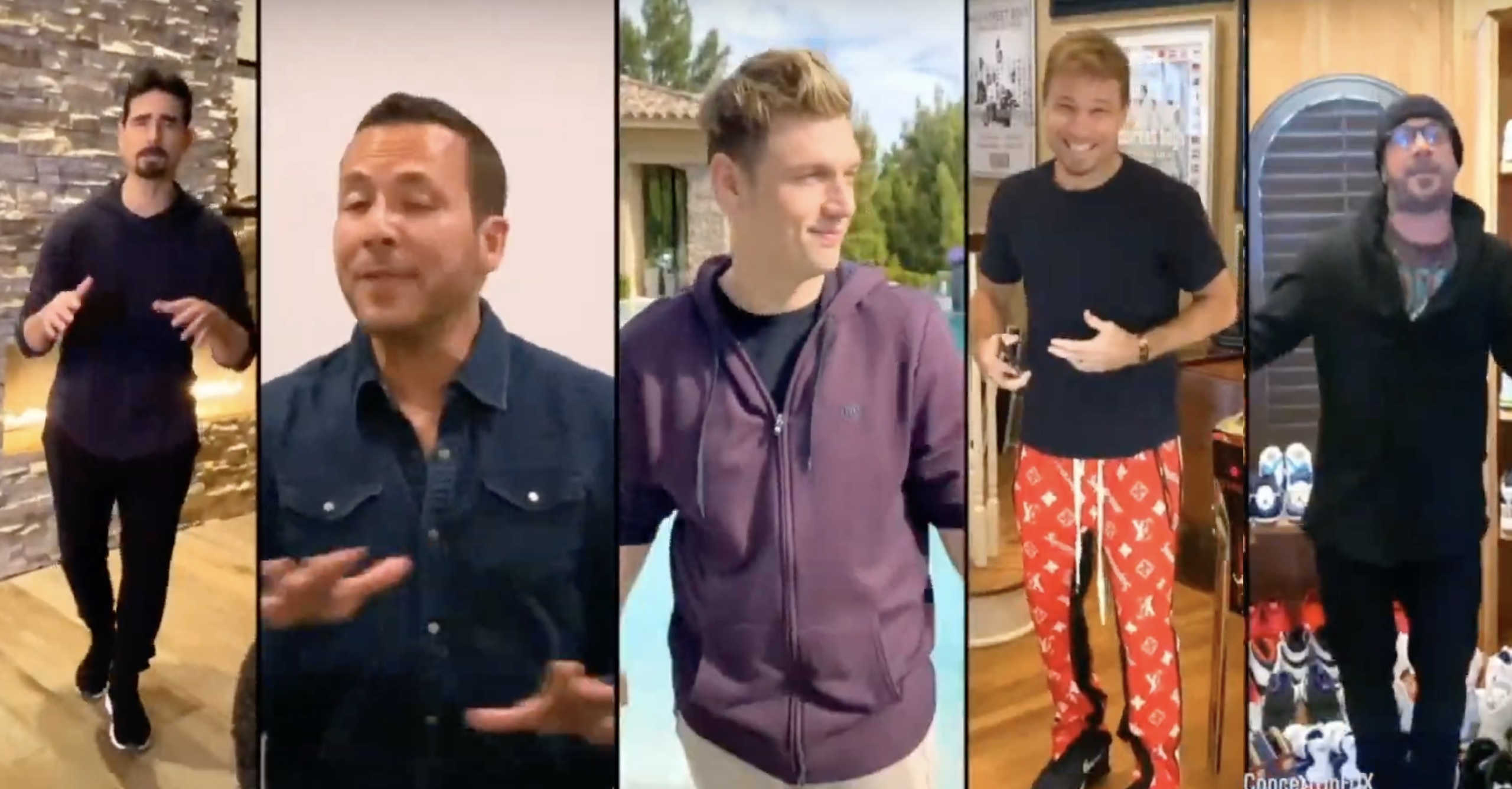 Watch: All the Boys From Backstreet Boys Perform “I Want It That Way” From Self-Quarantine