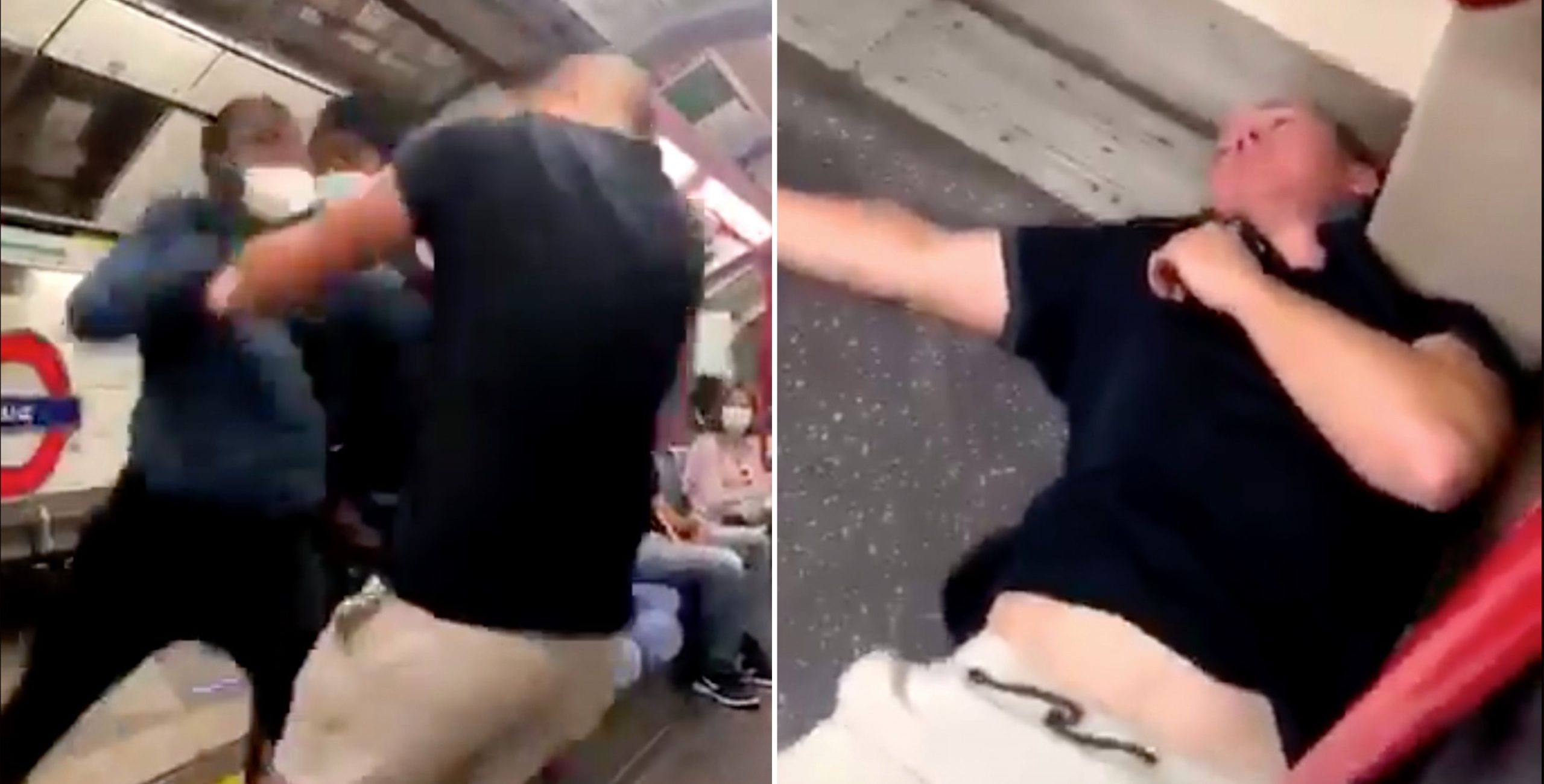 Man Uttering Racist Slurs in Train Gets Knocked Out With One Punch