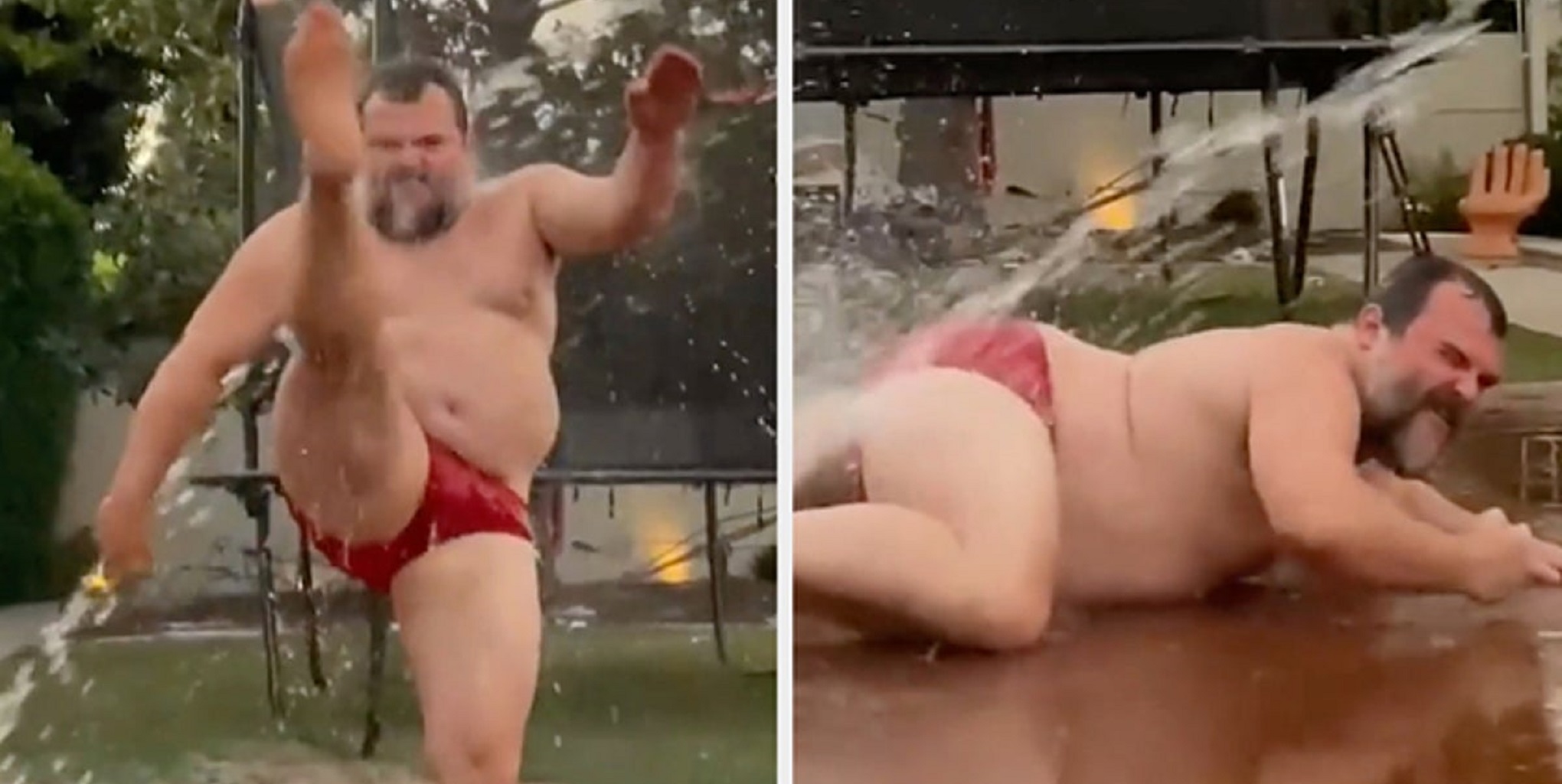 Did You Miss It? Jack Black Pulls Hilarious WAP Challenge Video in Red Speedos