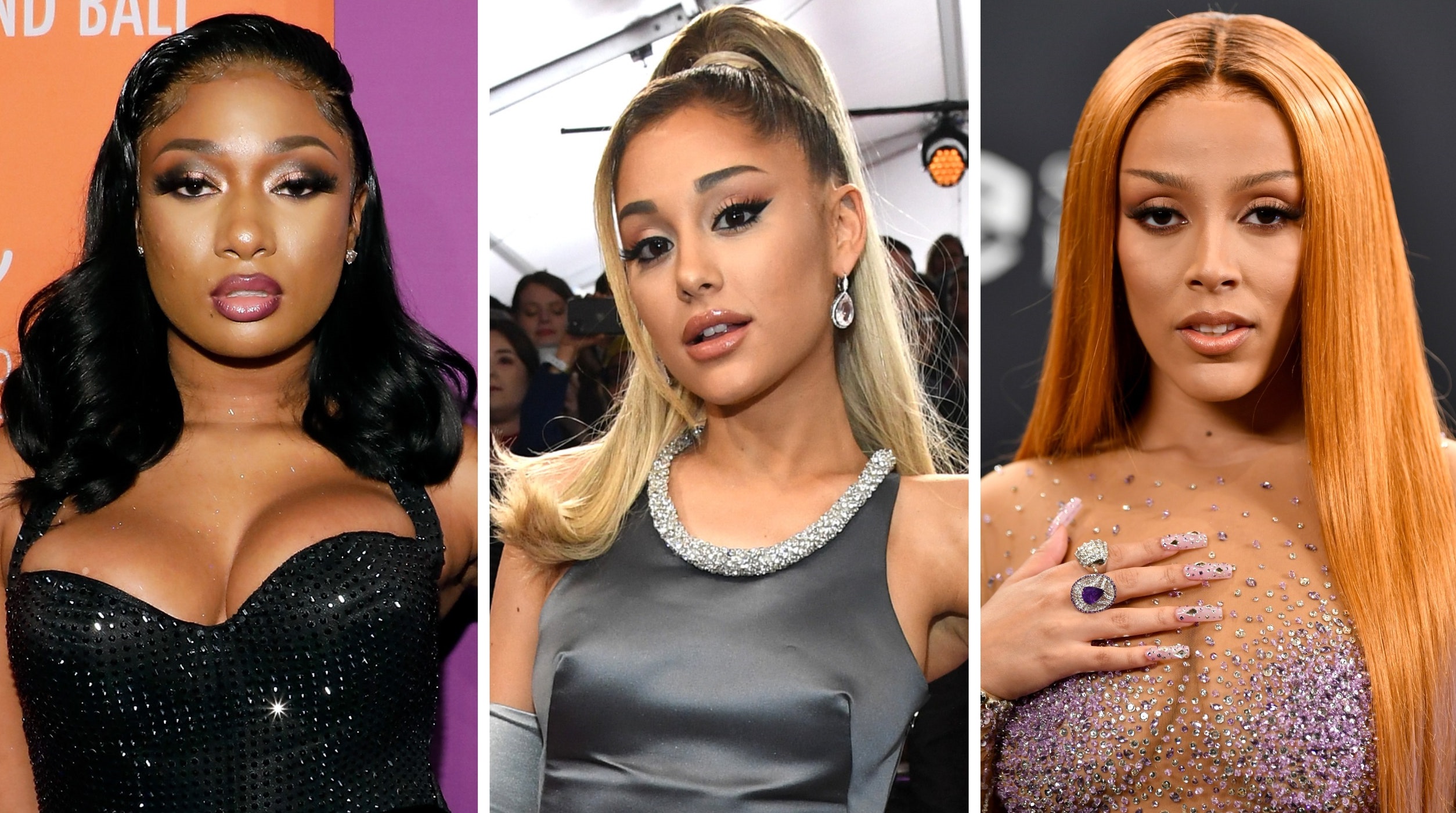 Ariana Grande Brings Together Doja Cat & Megan Thee Stallion For New Remix of ’34+35′