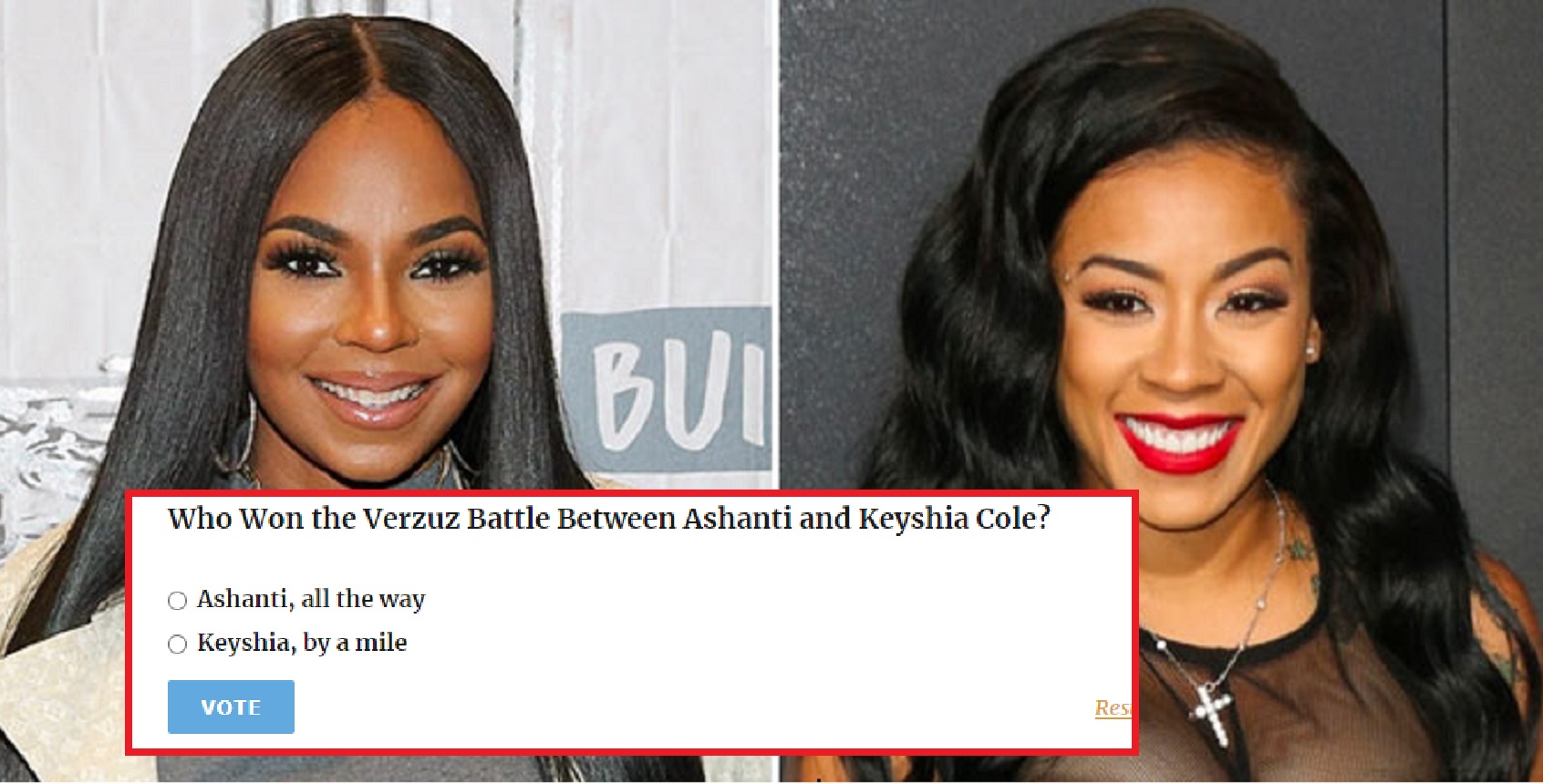 So Who Won The VERZUZ Battle Between Ashanti and Keyshia Cole? Vote Here!