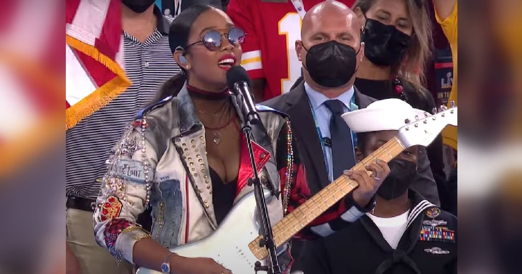 Super Bowl: H.E.R. Belts Out ‘America The Beautiful’ [Watch Here]