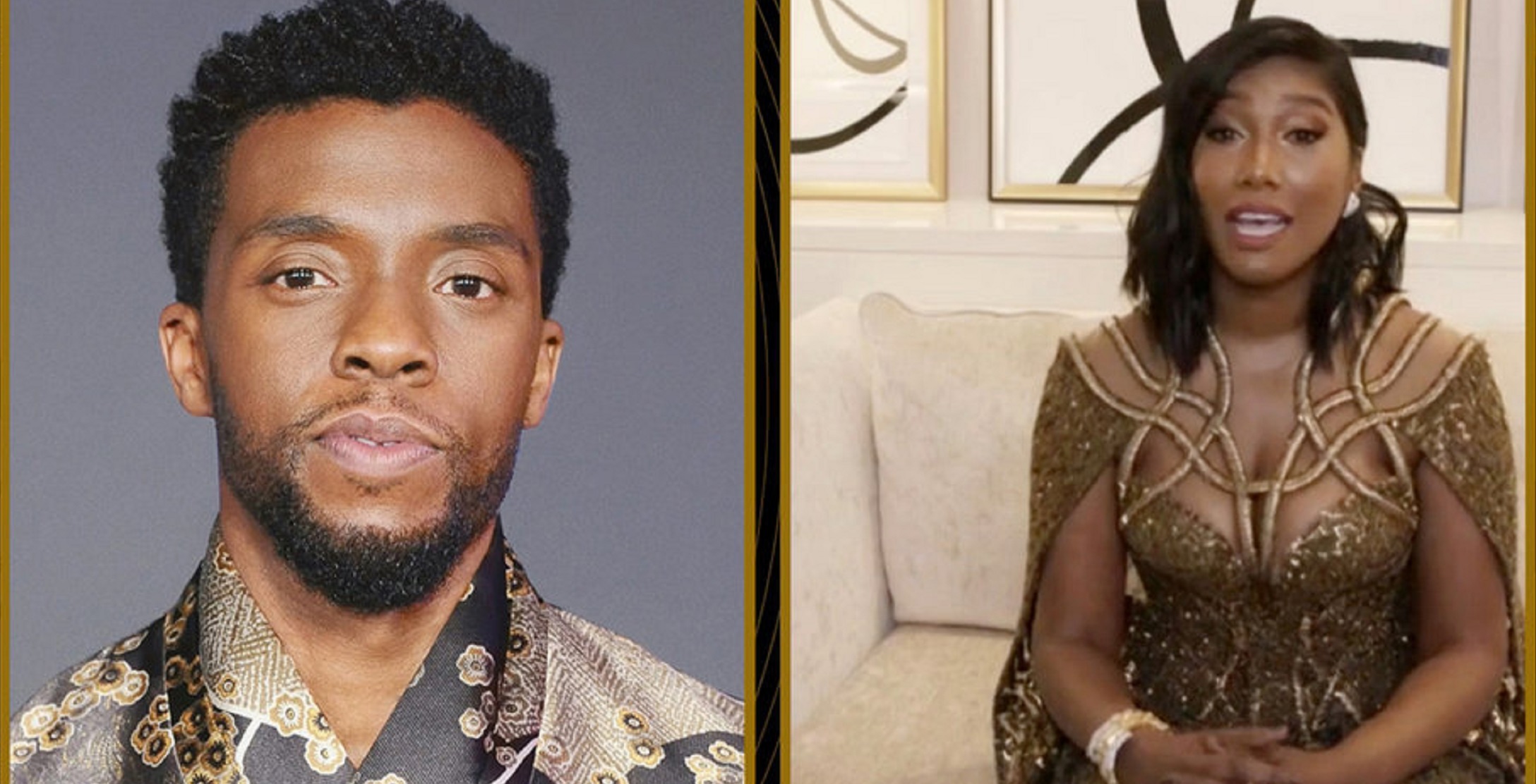 Chadwick Boseman Wins His First Golden Globe Posthumously, Wife Taylor Accepts with Emotional Speech [Video]