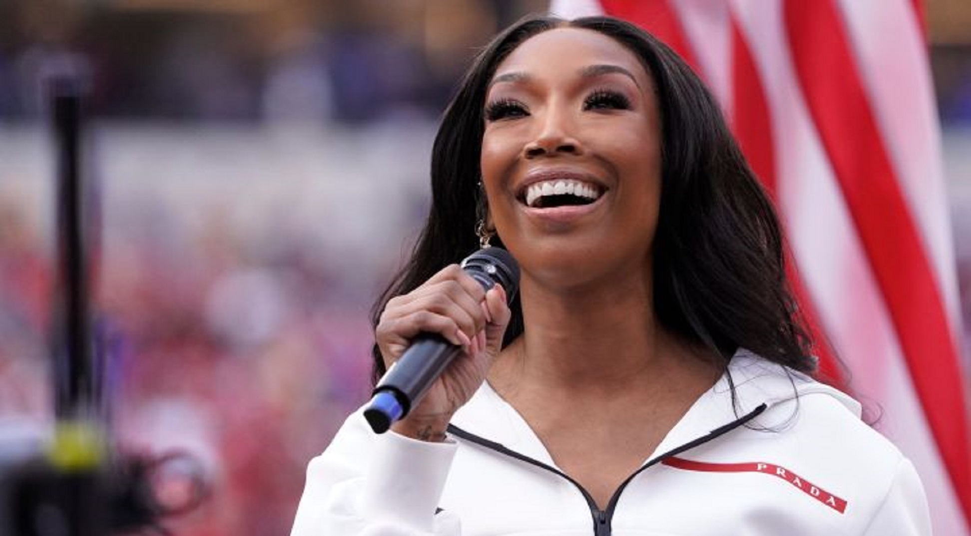 Watch: Brandy Performs US National Anthem At NFC Championship Game 2022