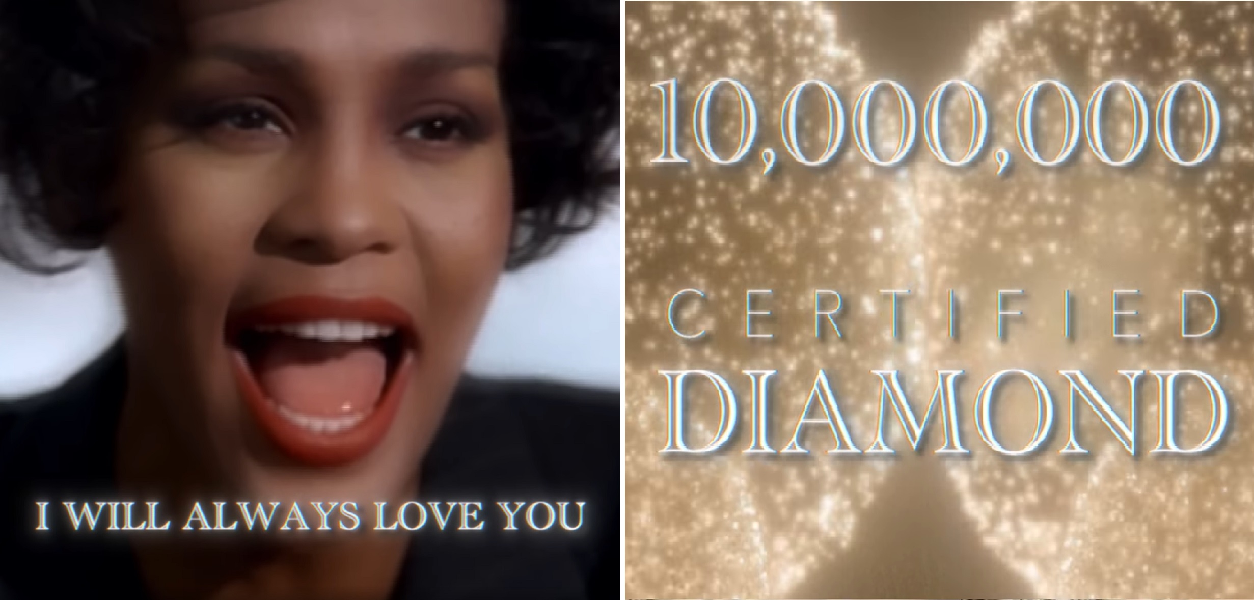 Whitney Houston’s ‘I Will Always Love You’ Certified Diamond By RIAA With Over 10 Million Sold In The United States