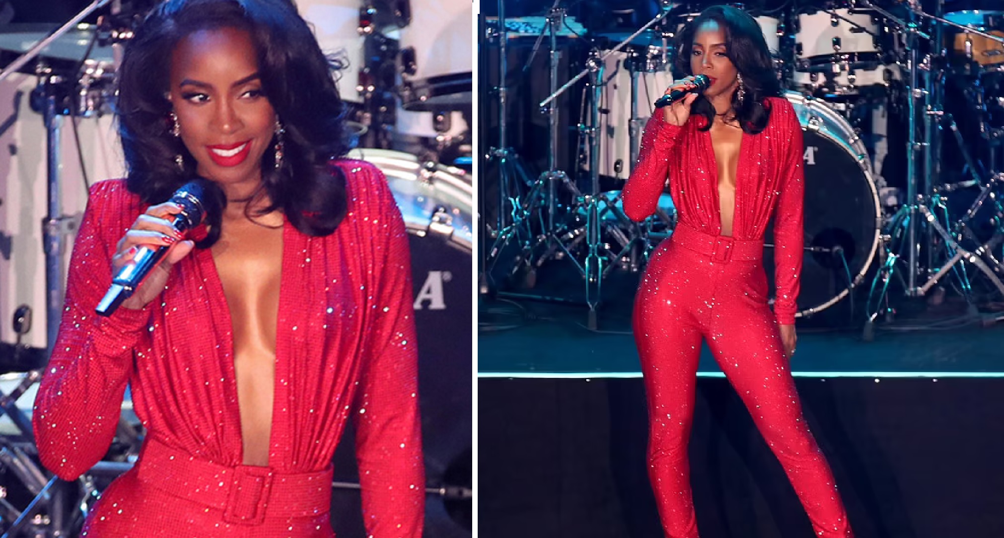 Kelly Rowland Performs Destiny’s Child Hits at The Red Dress Collection