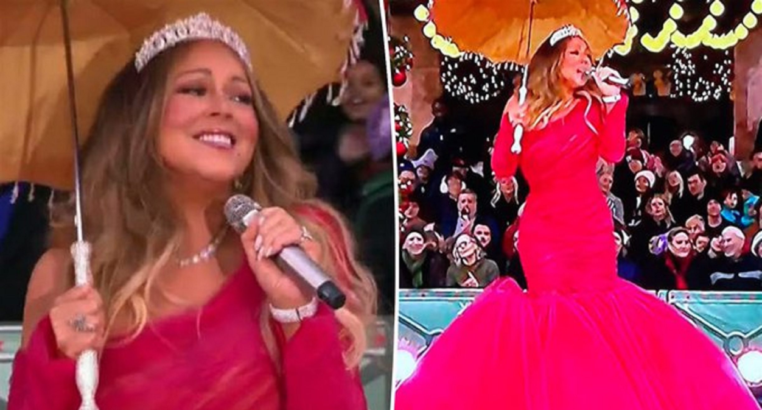 Mariah Carey Accused Of LIP-SYNCING Her Christmas Hit At Macy’s Thanksgiving Parade
