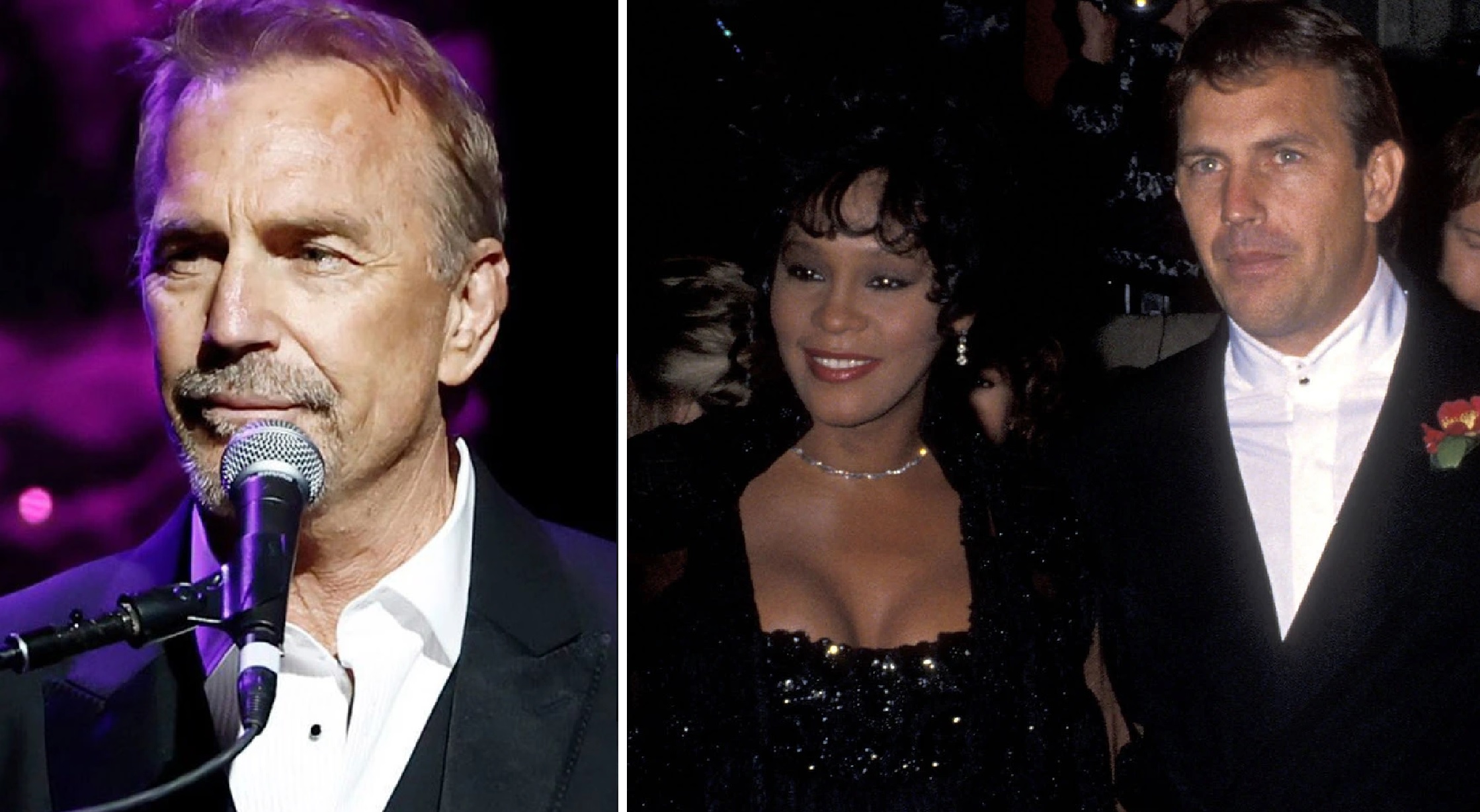 Kevin Costner Remembers Whitney Houston At Pre-Grammy Party, “We could not protect our beloved”
