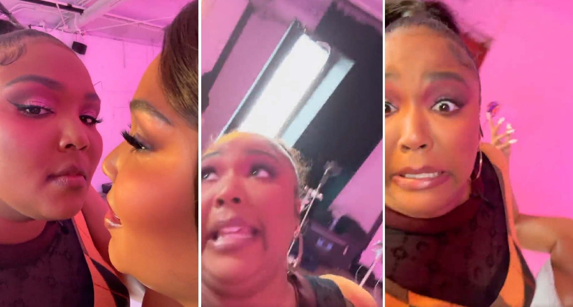 Lizzo Gets Spooked Trying To Kiss Her Madame Tussauds Wax Statue, “Thank you for the twosome”